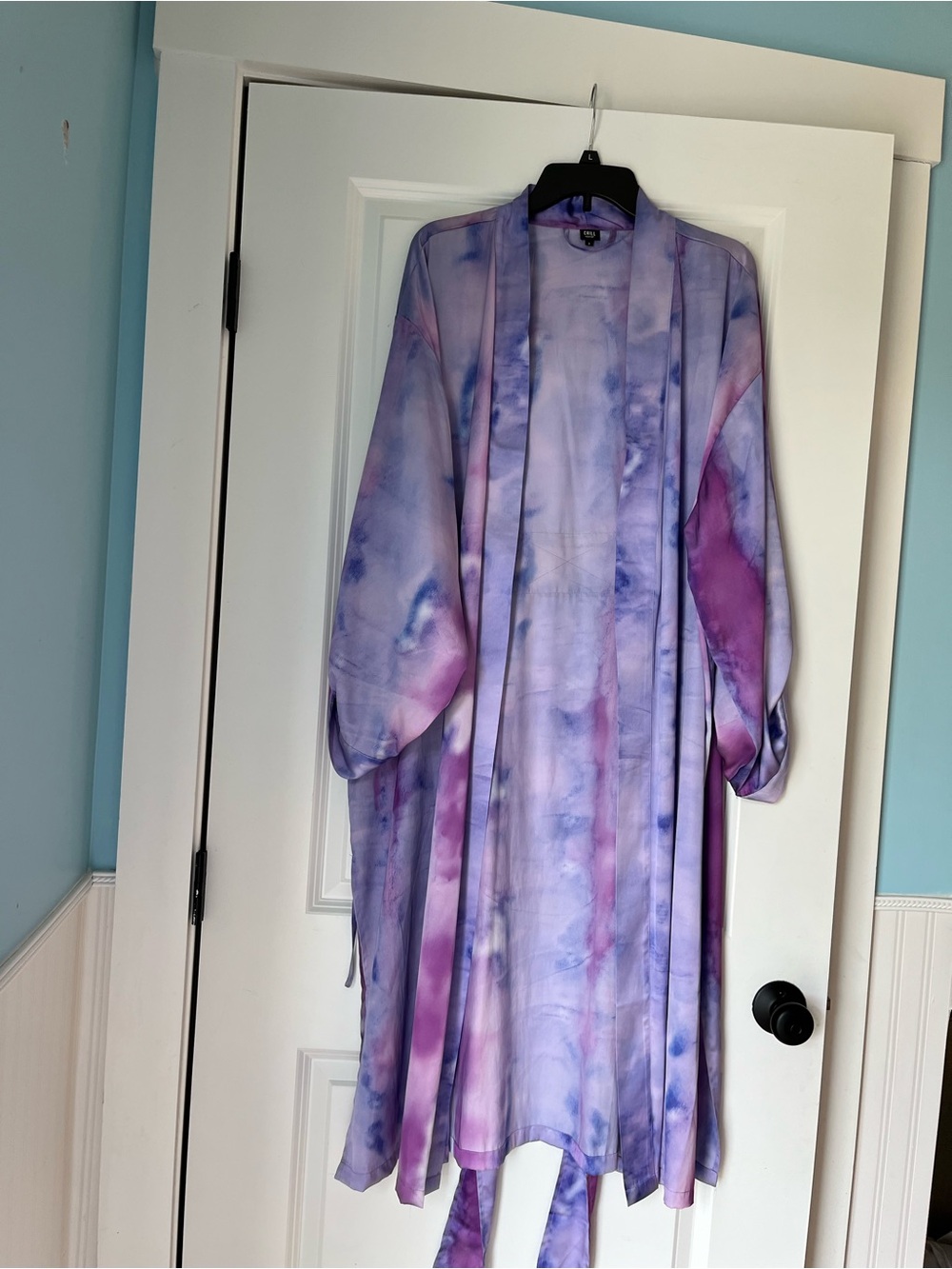 Women’s Tie-Dye Purple Pajama Robe